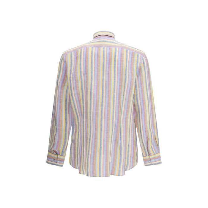 Etro 100% Linen shirt in multicolor — view 2