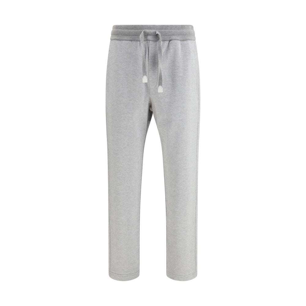 Brioni 100% Cotton joggers in gray
