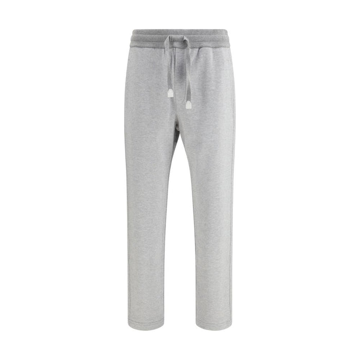 Brioni 100% Cotton joggers in gray