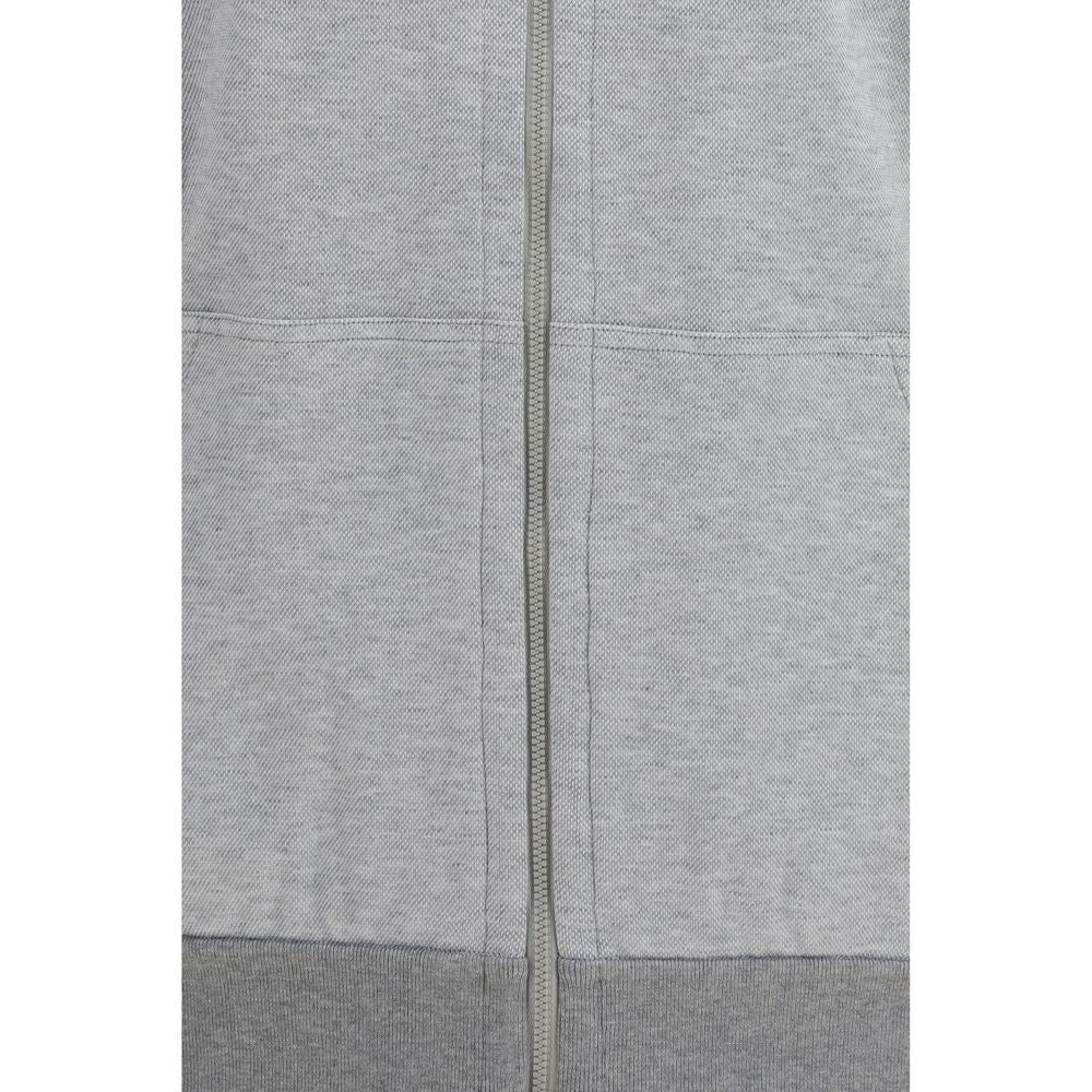 Brioni 100% Cotton sweatshirt in gray — view 3