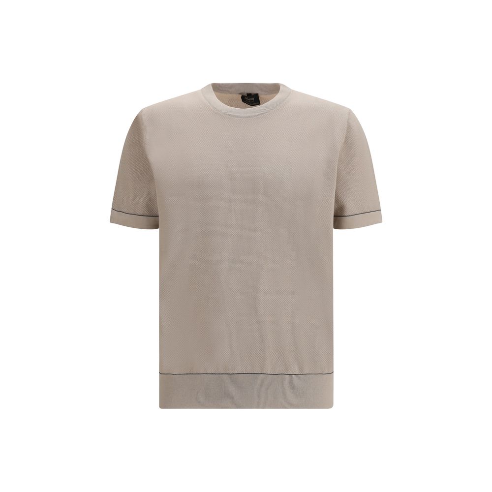 Brioni 100% Cotton t-shirt in beige