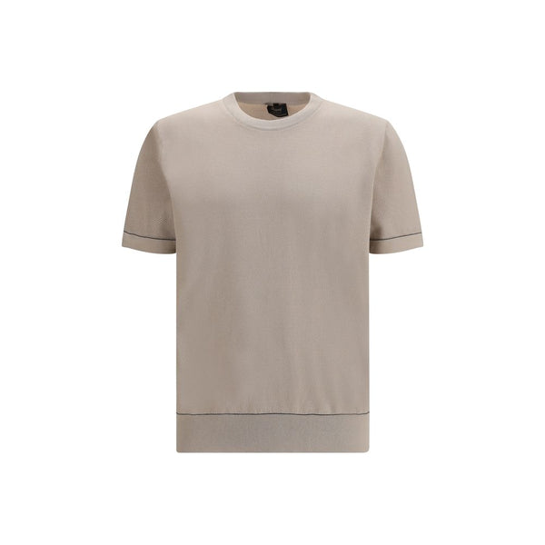 Brioni 100% Cotton t-shirt in beige