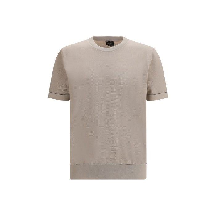 Brioni 100% Cotton t-shirt in beige