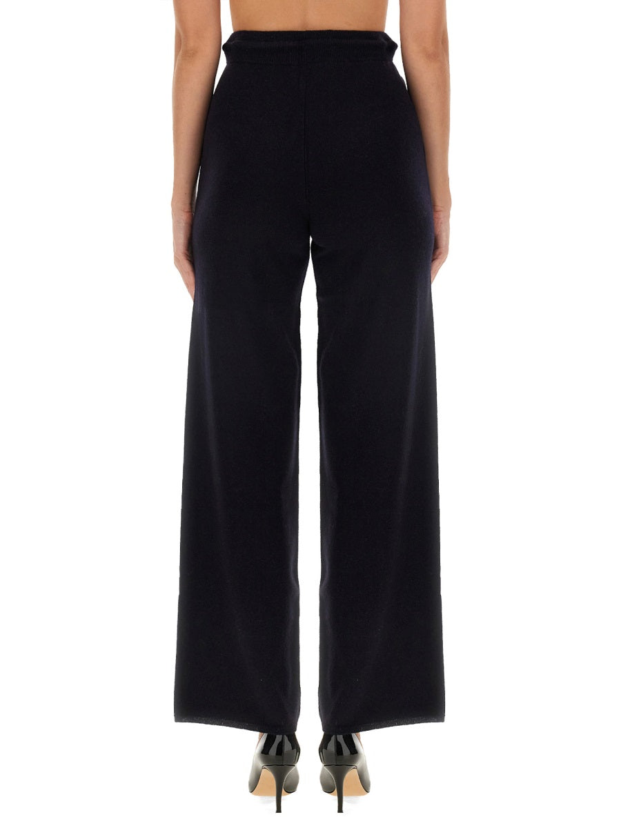 Trousers Rino Blue Wool-Cashmere