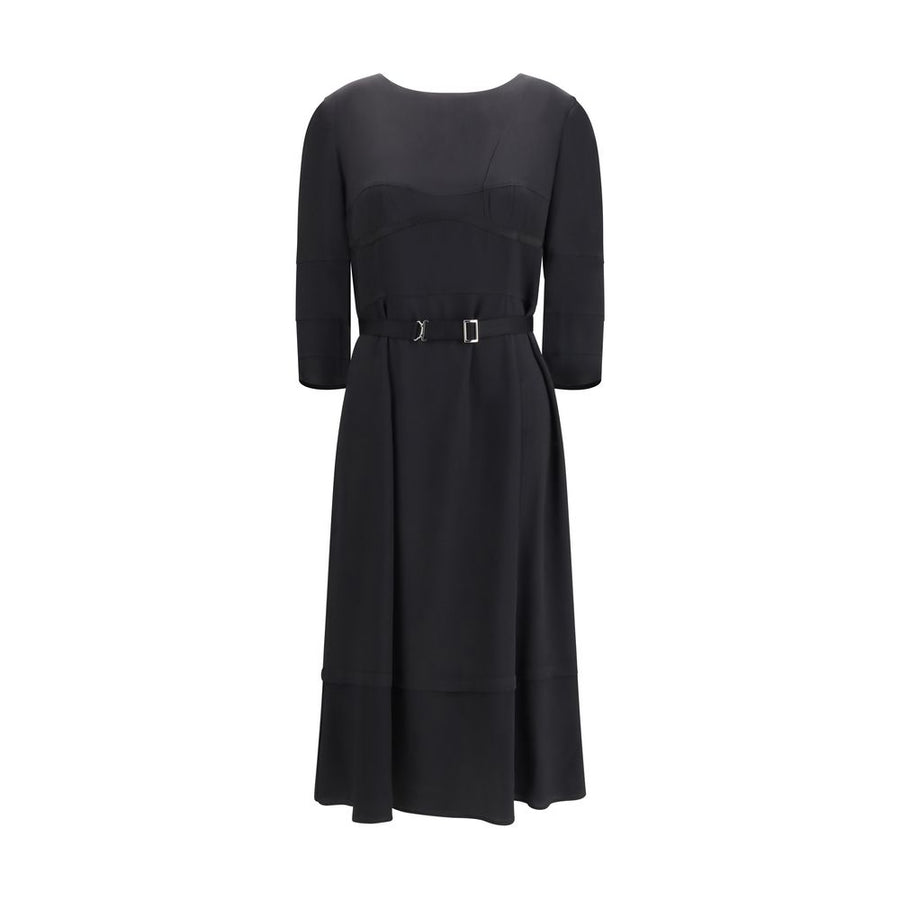 Prada 57% Acetate dress in black