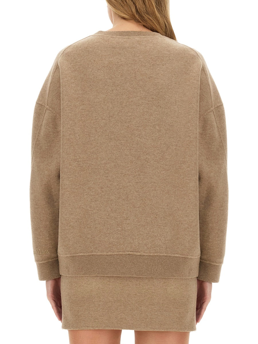 Jersey Elvira Beige Wool Jumpers