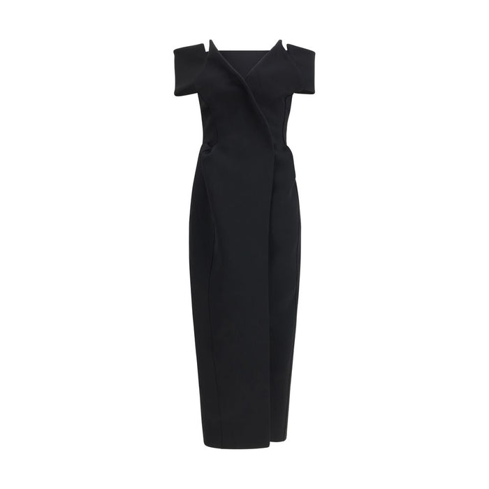 Khaite 100% Polyester dress in black