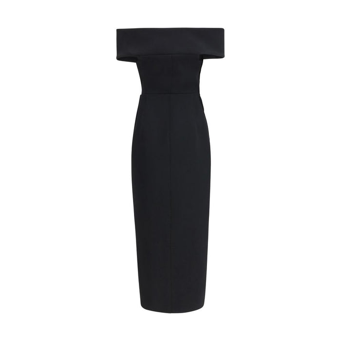 Khaite 100% Polyester dress in black — view 2
