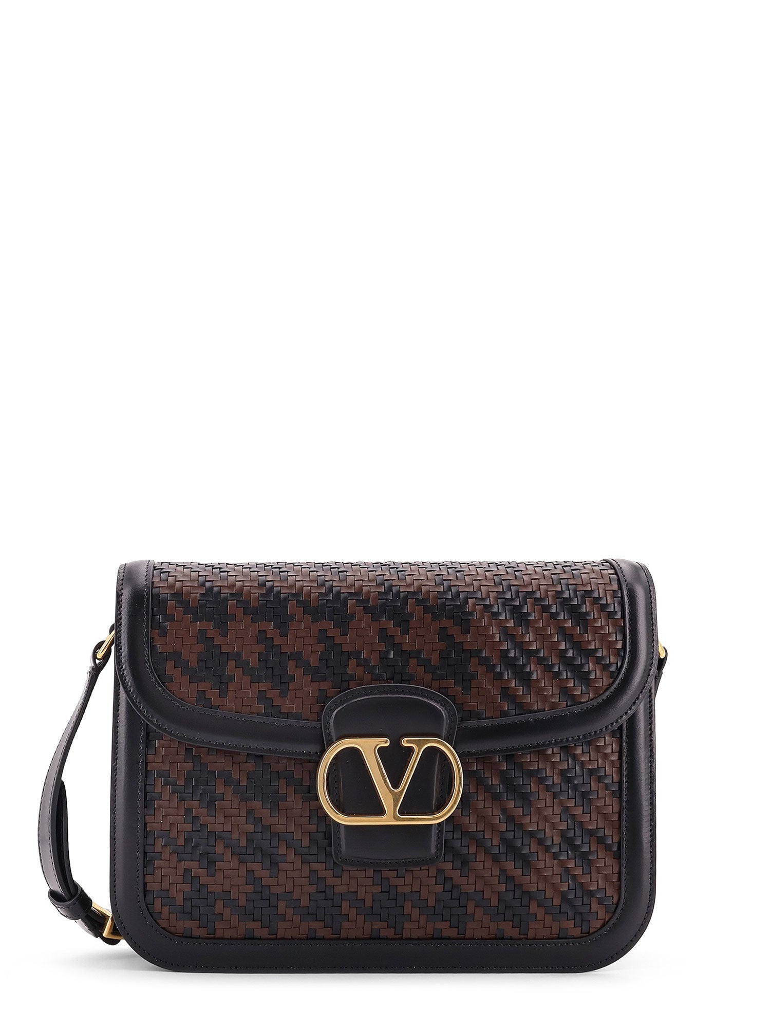 Valentino Garavani Bags Nero/bark Brown/nero Pelle