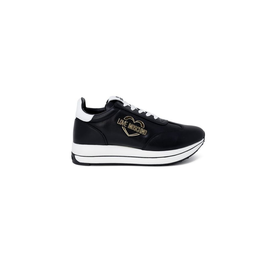Love Moschino 50% Leather sneaker in black