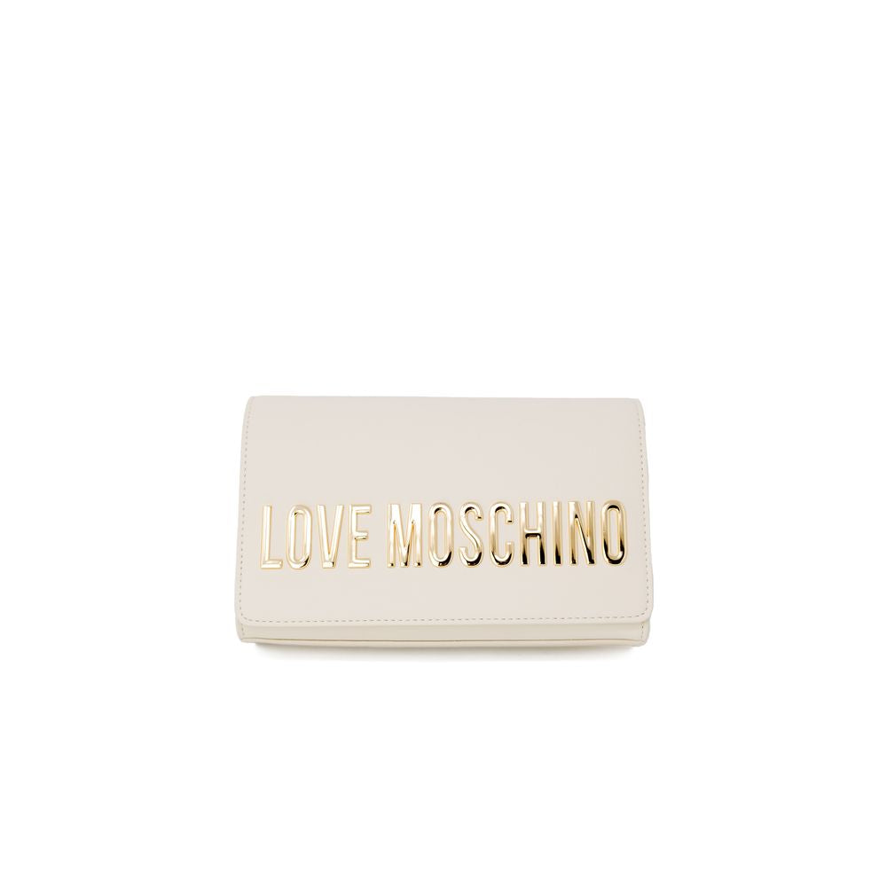 Beige Polyethylene Handbag Bag