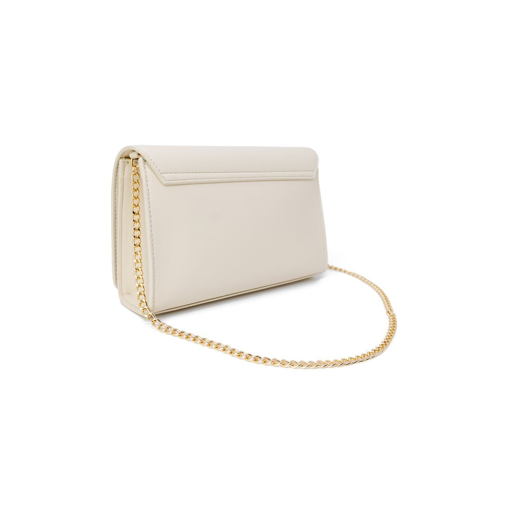 Beige Polyethylene Handbag Bag