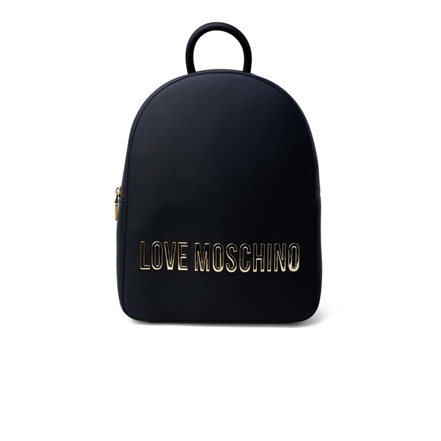 Love Moschino Eco-leather backpack in black