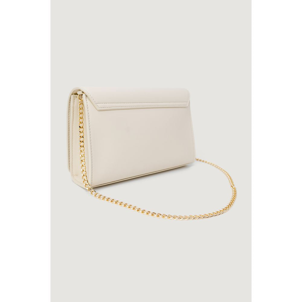 Beige Polyethylene Handbag Bag