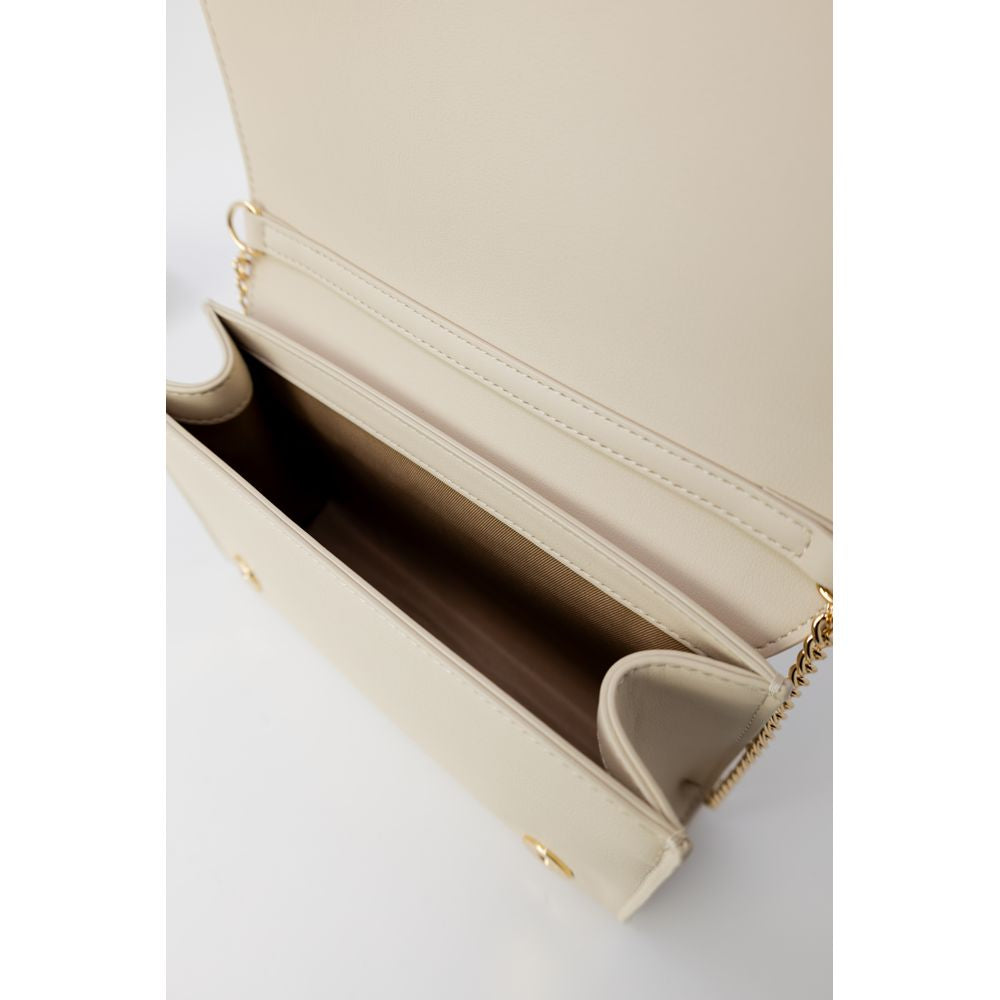 Beige Polyethylene Handbag Bag