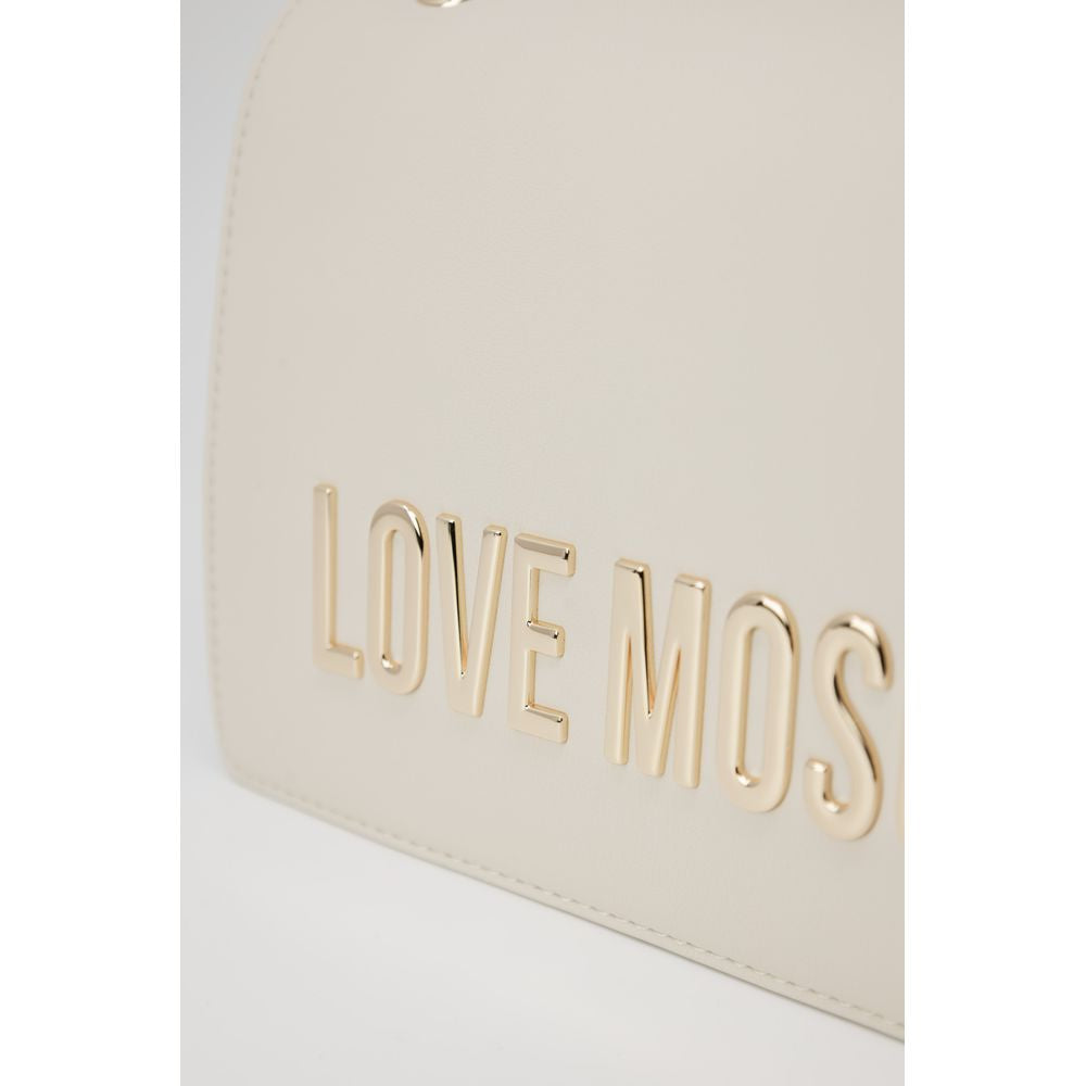 Beige Polyethylene Handbag Bag