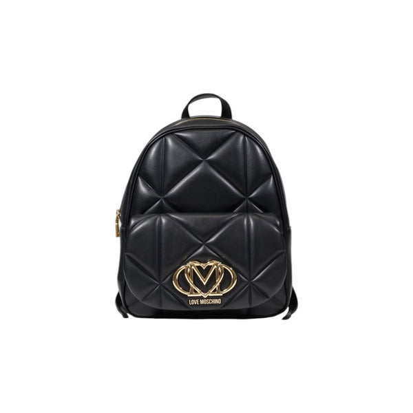 Love Moschino Polyurethane backpack in black
