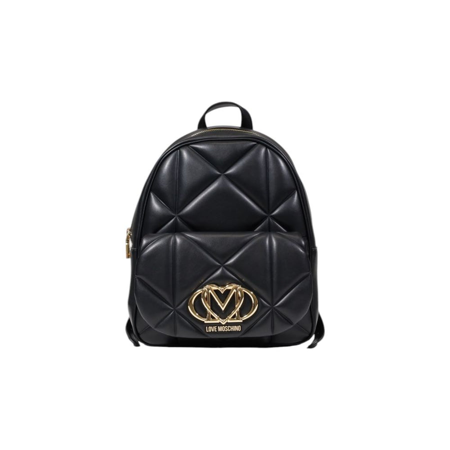 Love Moschino Polyurethane backpack in black
