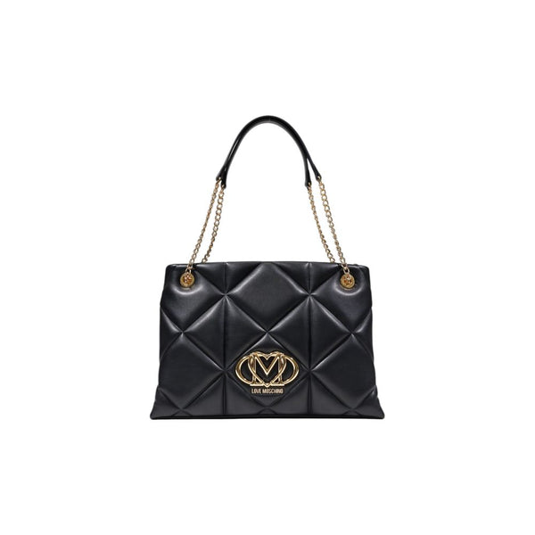 Love Moschino Polyurethane shoulder bag in black