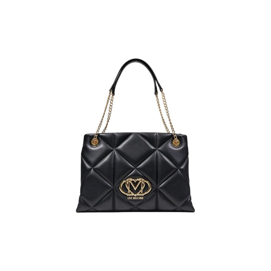 Love Moschino Polyurethane shoulder bag in black