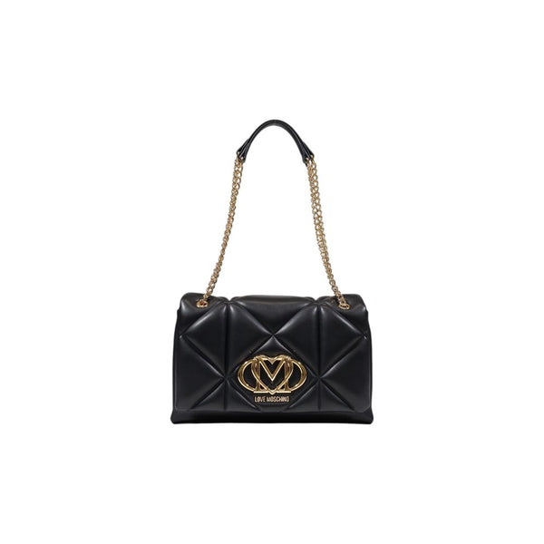 Love Moschino Polyurethane shoulder bag in black