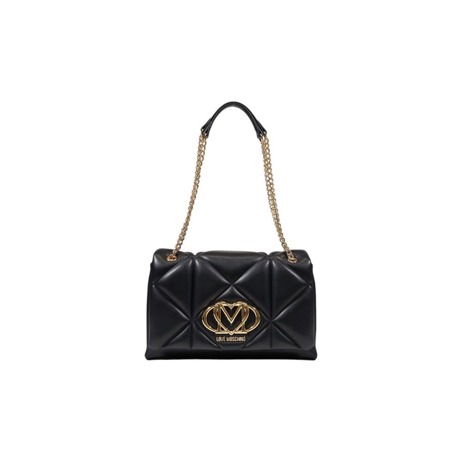 Love Moschino Polyurethane shoulder bag in black