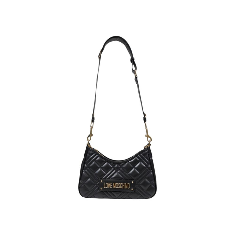 Love Moschino Polyurethane shoulder bag in black