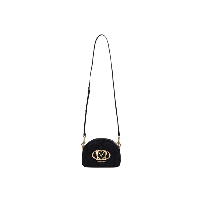 Black Suede Leather Handbag Bag