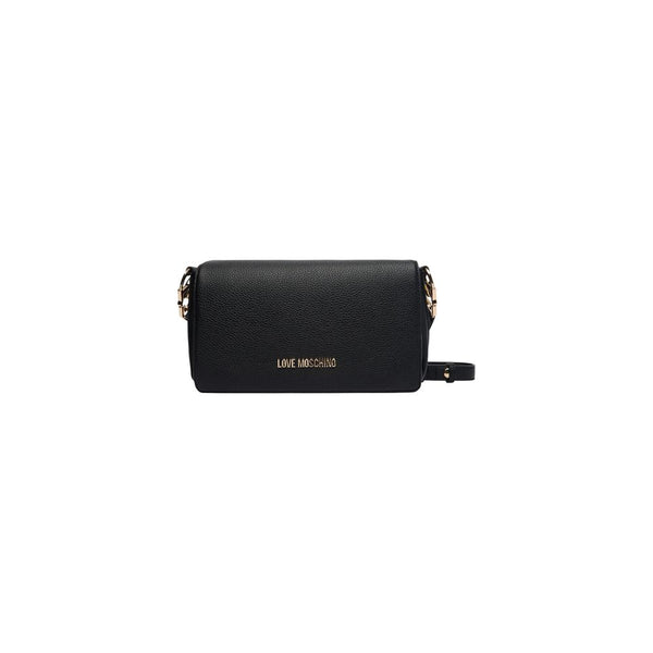 Love Moschino 100% Polyurethane shoulder bag in black