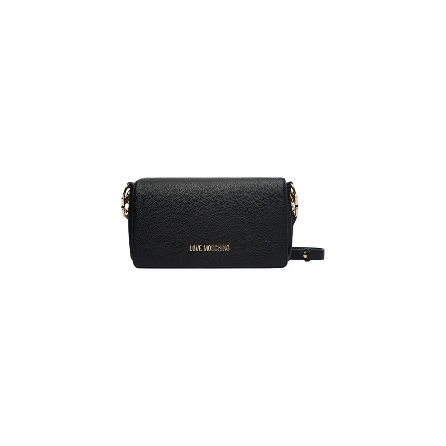 Love Moschino 100% Polyurethane shoulder bag in black