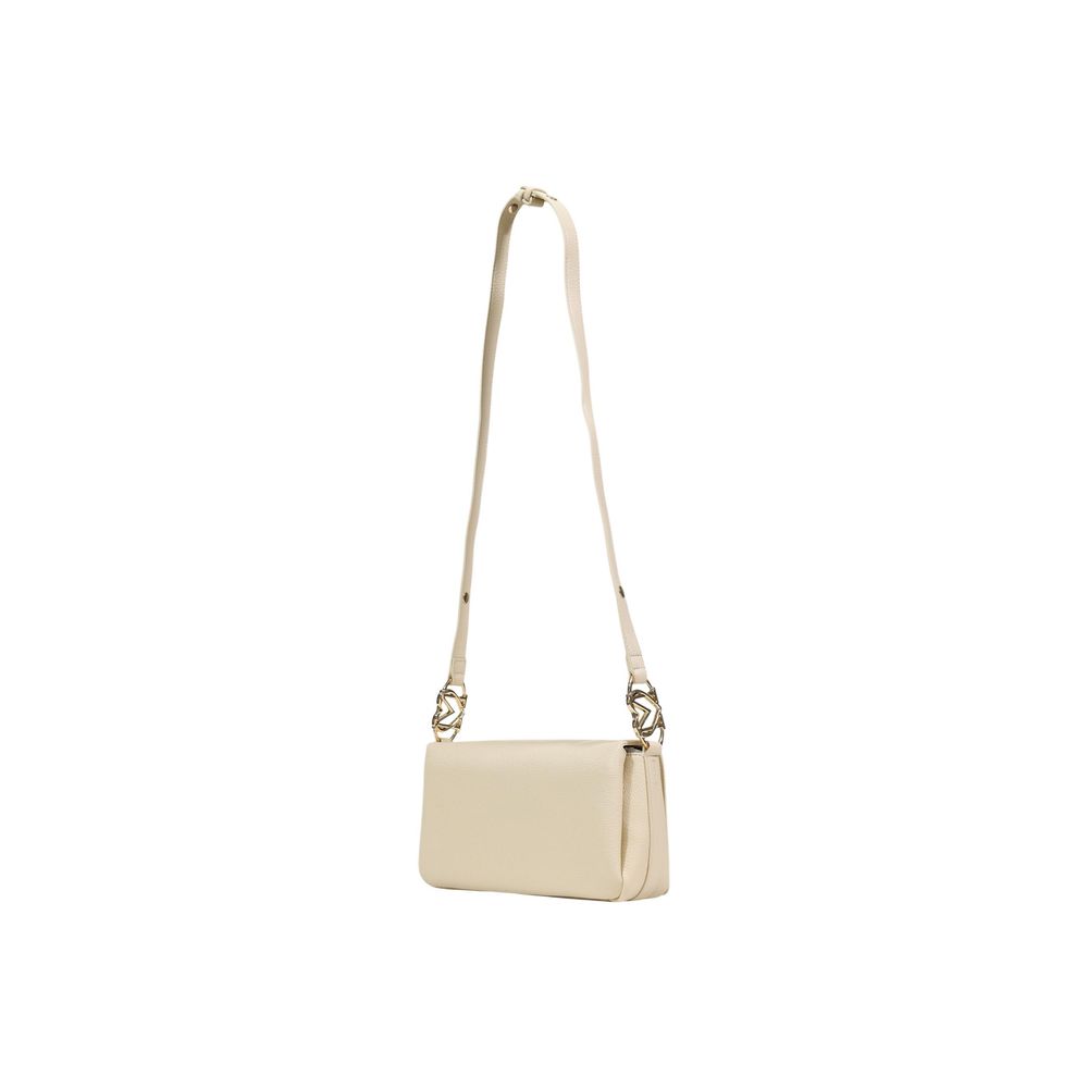 Beige Polyethylene Handbag Bag