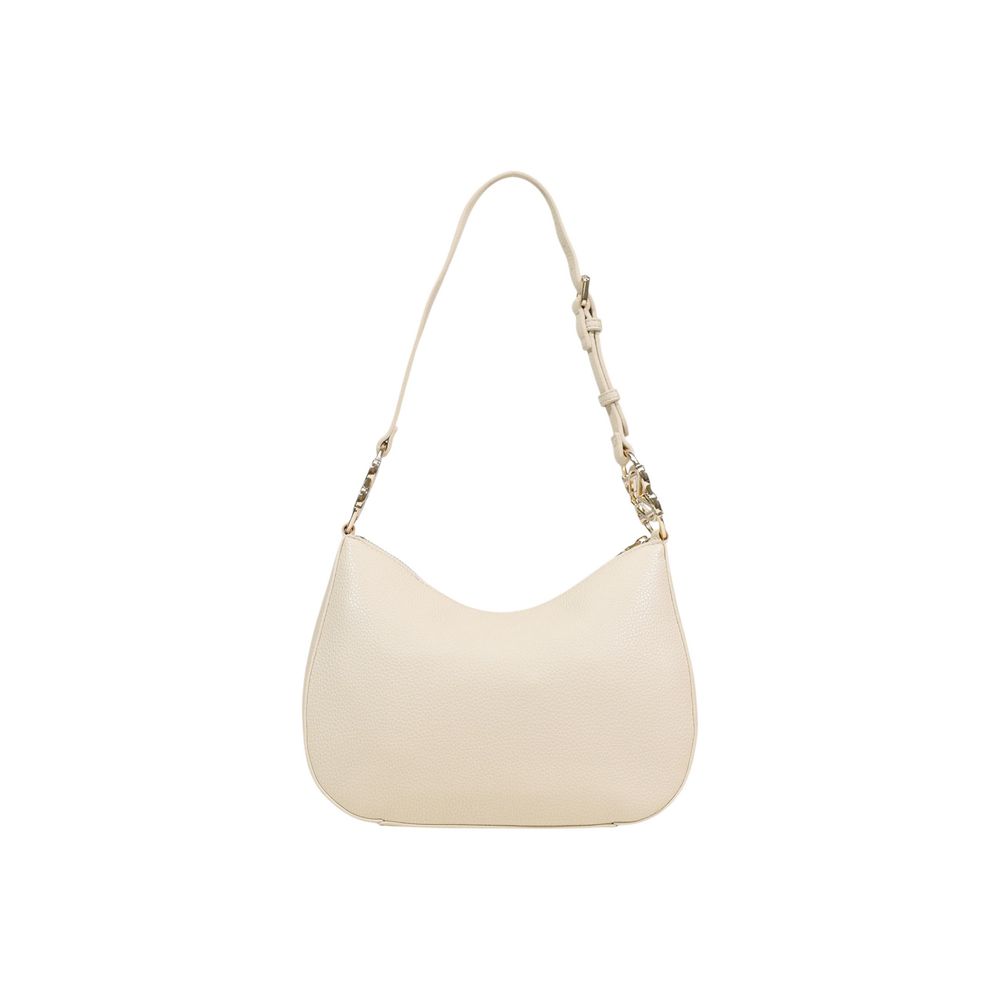 Beige Polyethylene Handbag Bag