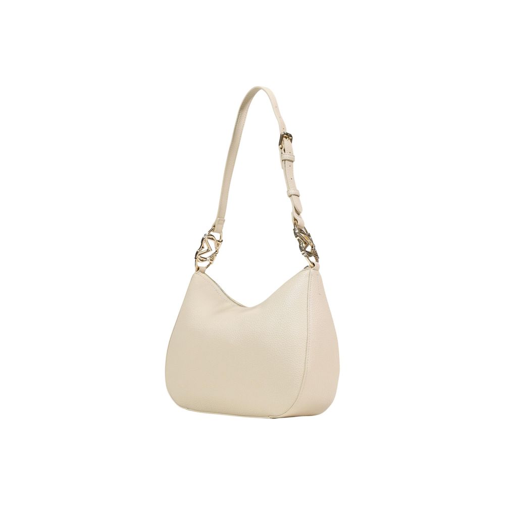 Beige Polyethylene Handbag Bag