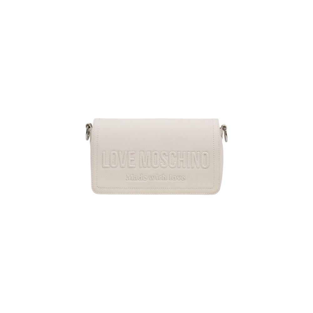 Beige Polyethylene Handbag Bag