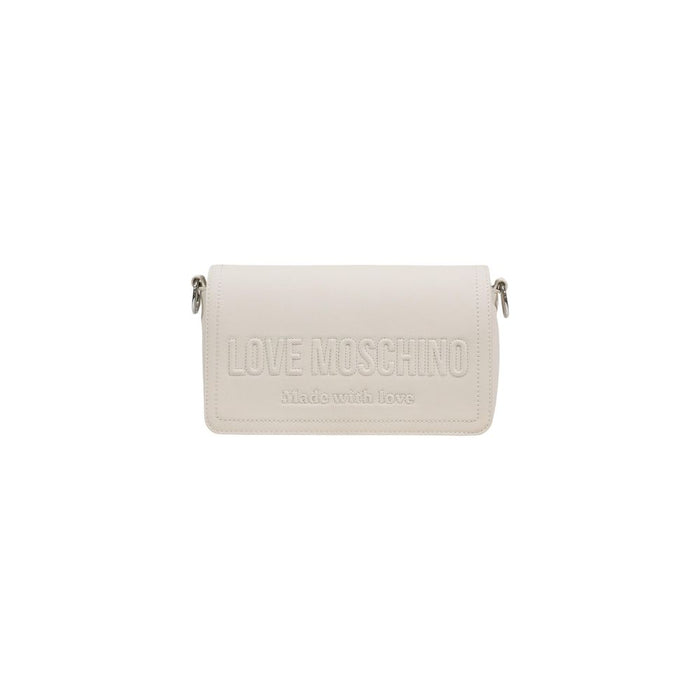 Beige Polyethylene Handbag Bag
