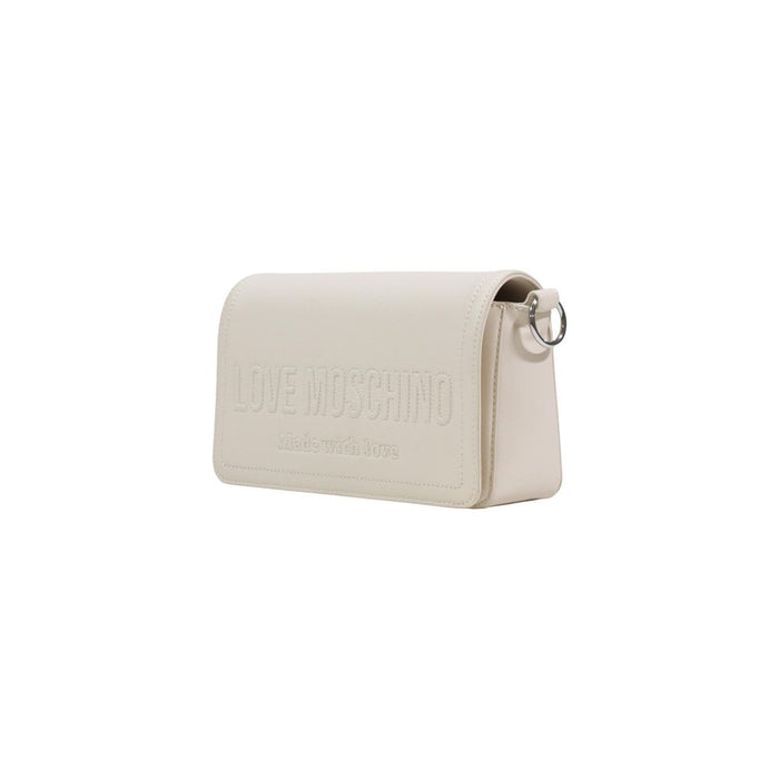 Beige Polyethylene Handbag Bag