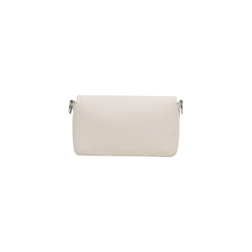 Beige Polyethylene Handbag Bag