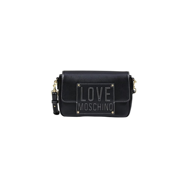 Love Moschino Polyurethane shoulder bag in black
