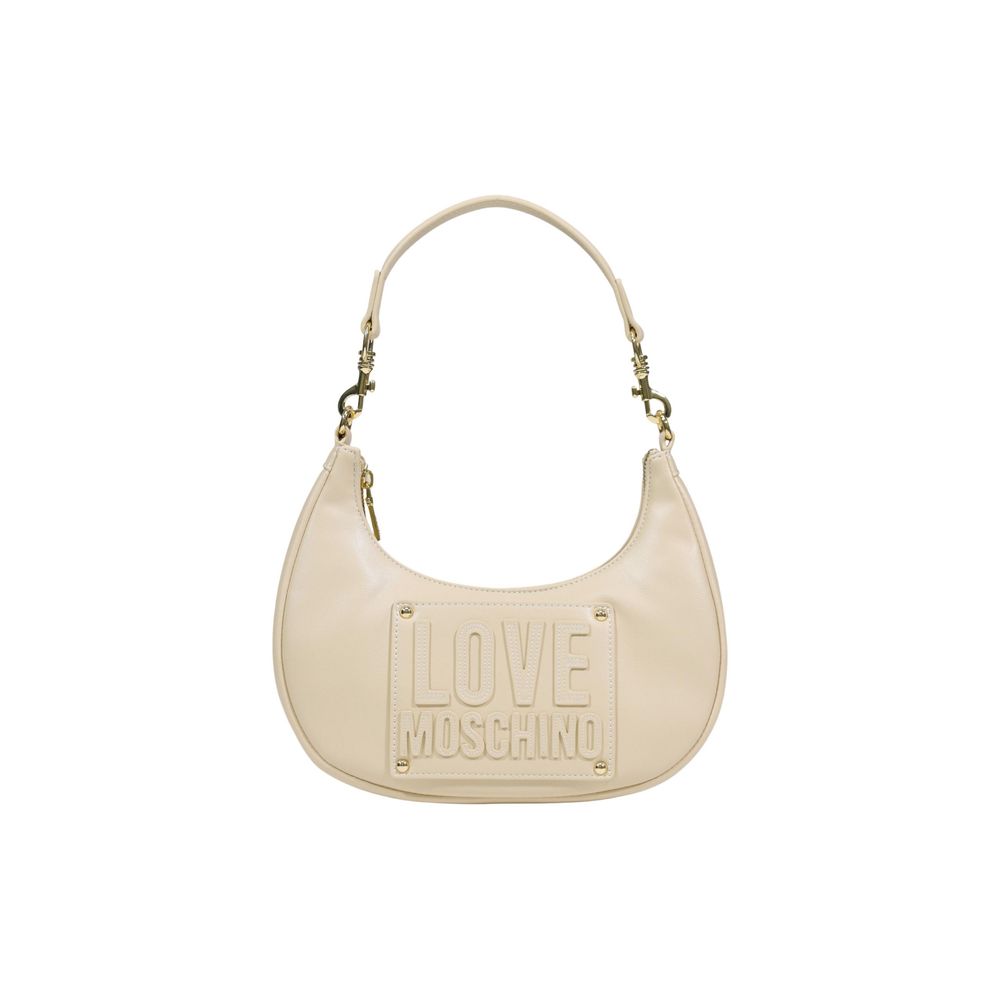 Cream Polyethylene Handbag Bag