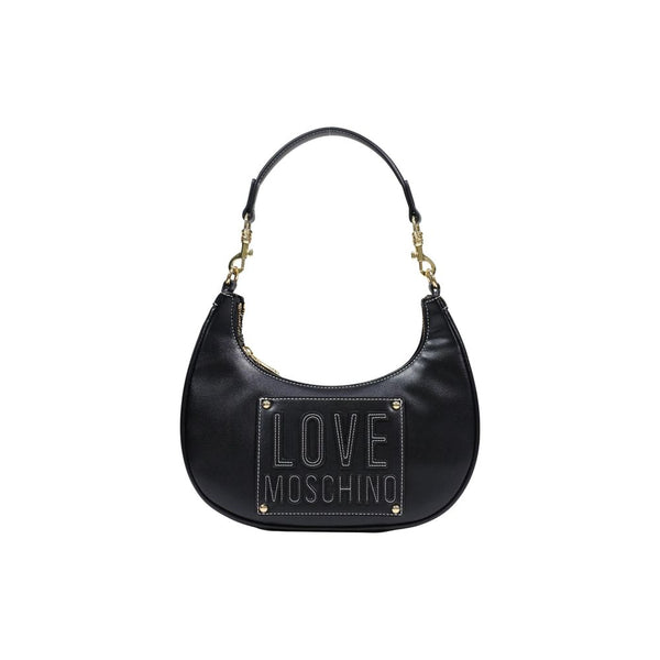 Love Moschino Polyurethane shoulder bag in black