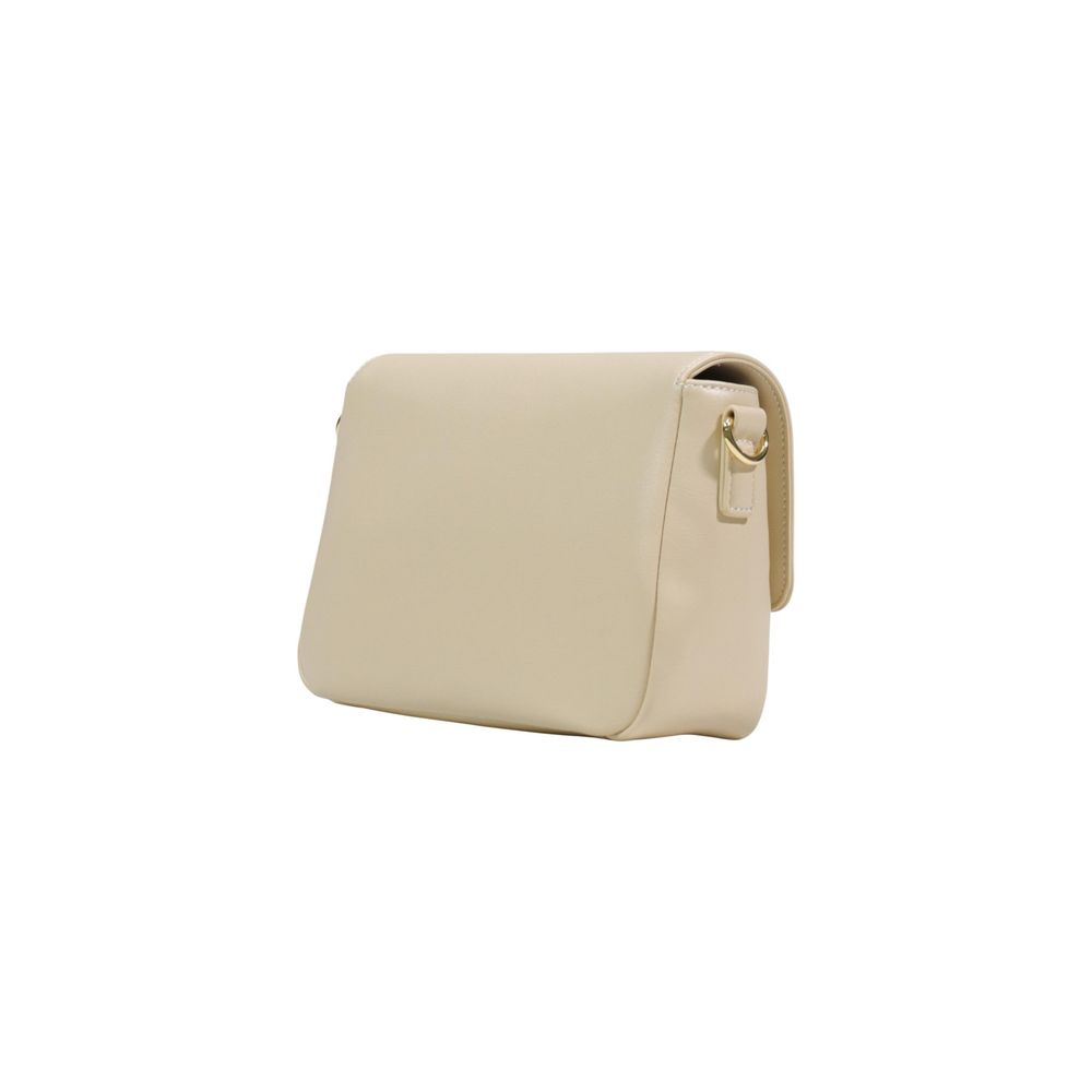 Cream Polyethylene Handbag Bag