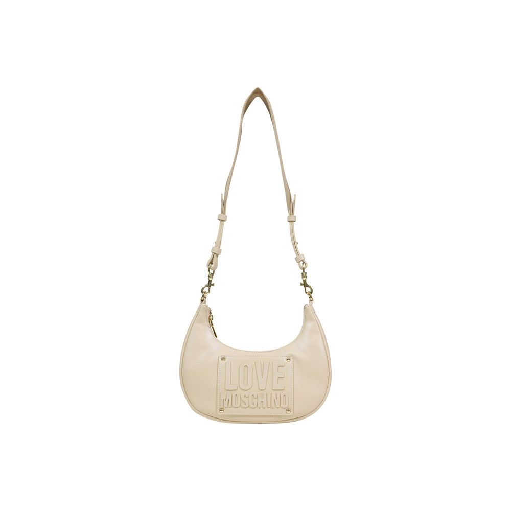 Cream Polyethylene Handbag Bag