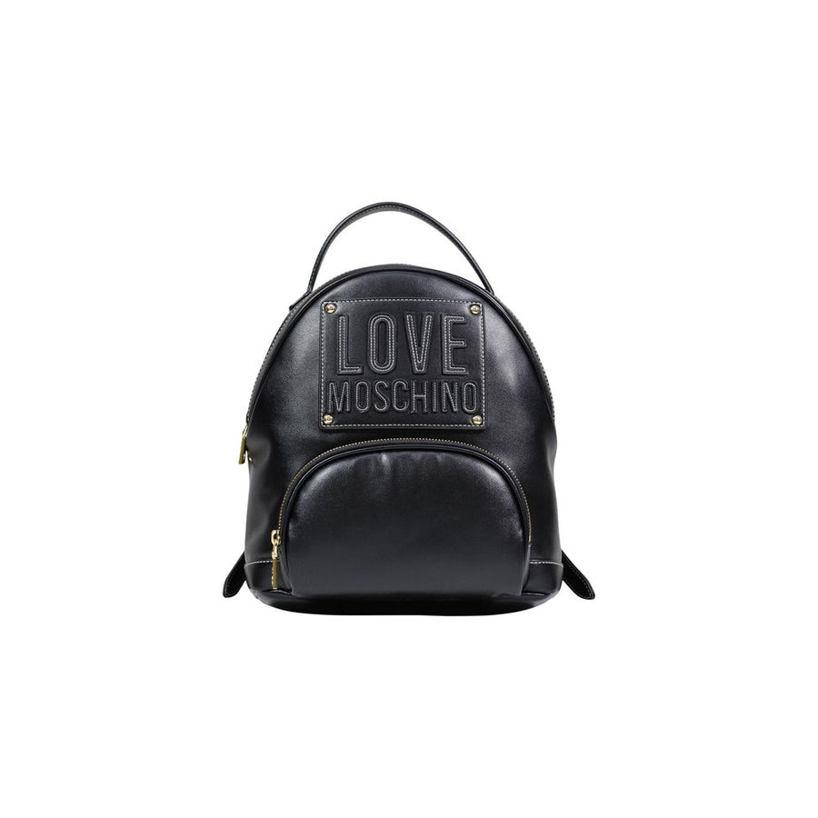 Love Moschino Polyurethane backpack in black