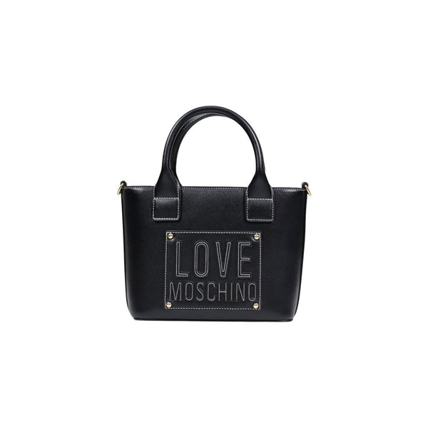 Love Moschino Polyurethane shoulder bag in black