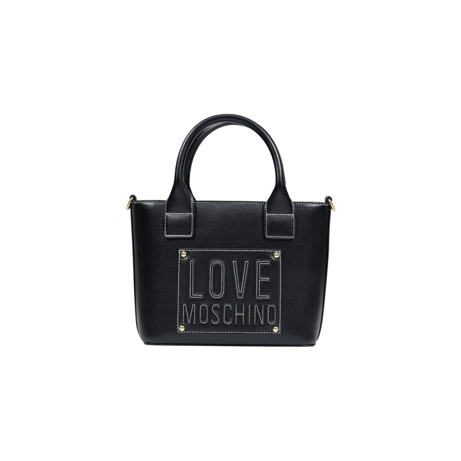 Love Moschino Polyurethane shoulder bag in black