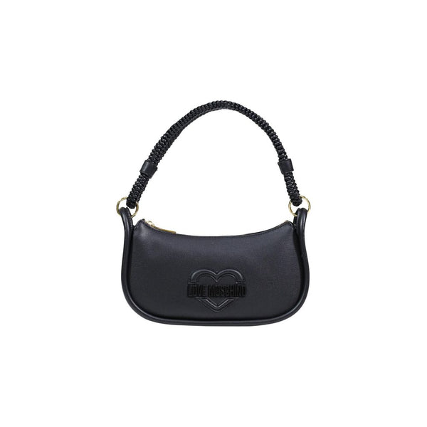 Love Moschino Polyurethane shoulder bag in black