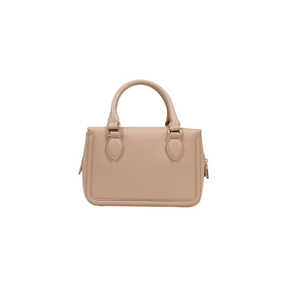 Beige Polyethylene Handbag Bag