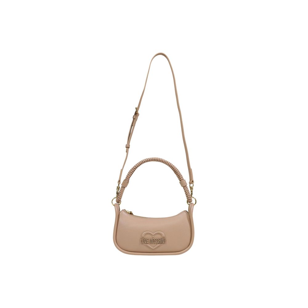 Beige Polyethylene Handbag Bag