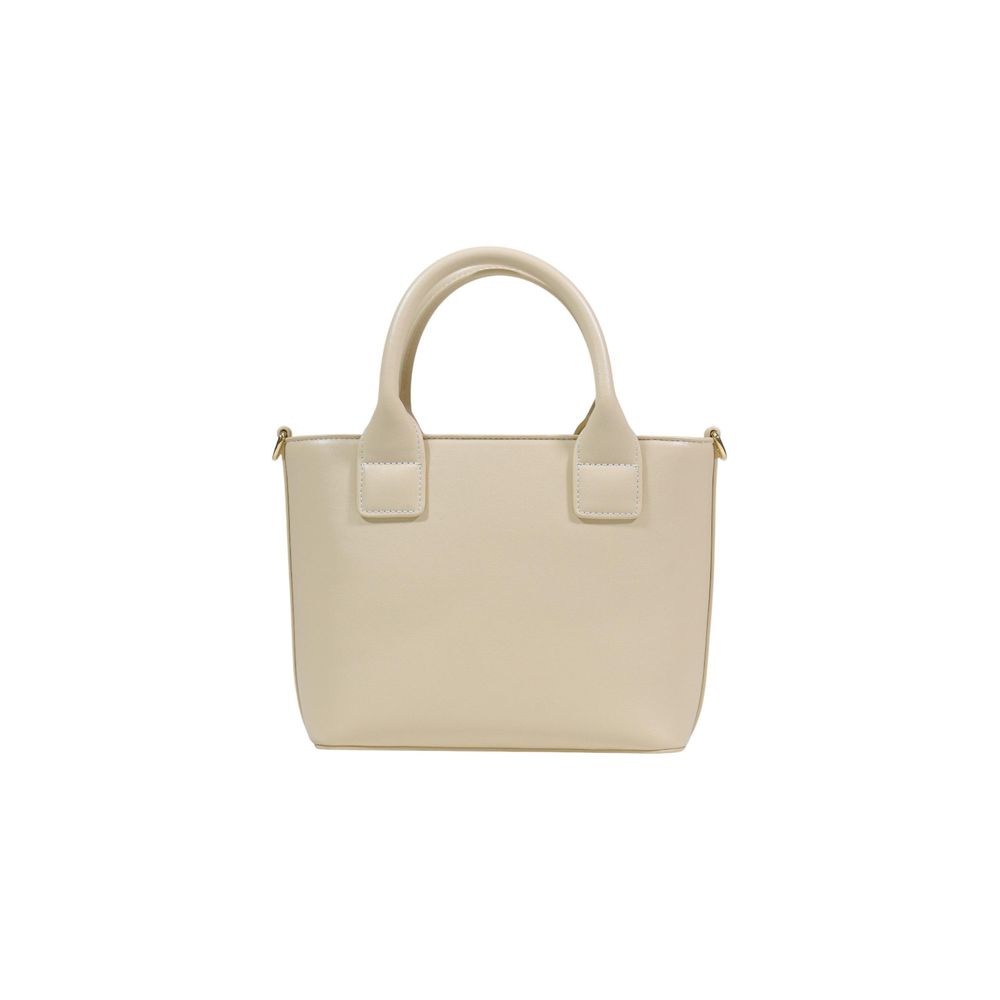 Cream Polyethylene Handbag Bag