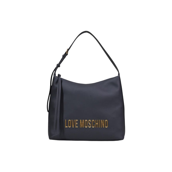 Love Moschino Polyurethane shoulder bag in black
